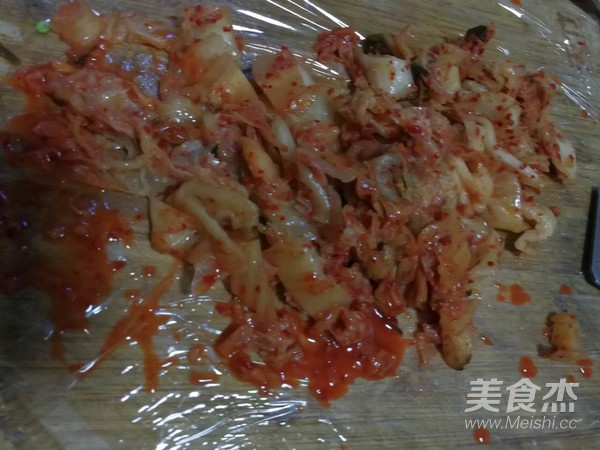 Kimchi Tofu Shrimp recipe