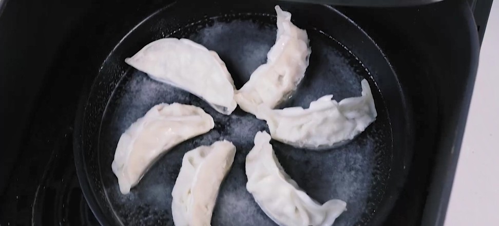 Omelet Fried Dumplings recipe