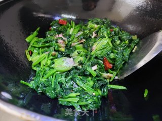 Stir-fried Spinach recipe