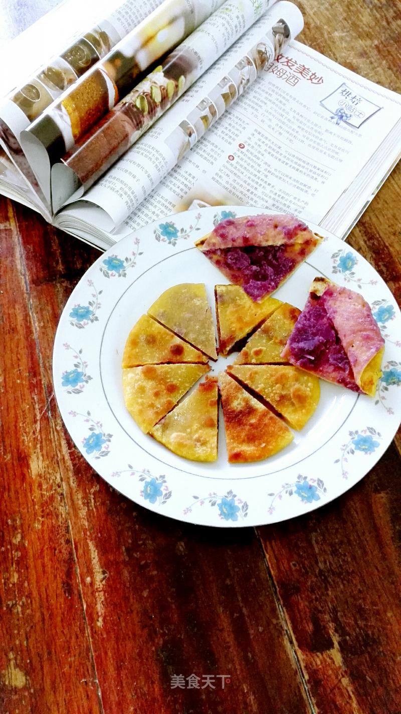 Cornmeal Purple Potato Cake recipe