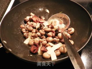 Three Mushroom Braised Double Bamboo Shoots recipe