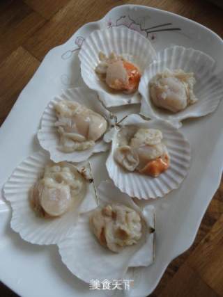 Steamed Scallops with Garlic Vermicelli recipe