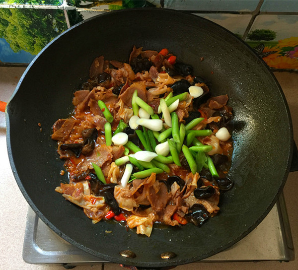 Stir-fried Cured Lean Pork with Mixed Vegetables recipe