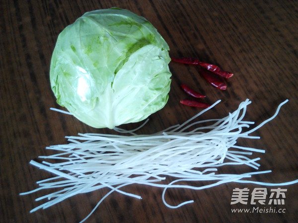 Stir-fried Vermicelli with Cabbage recipe