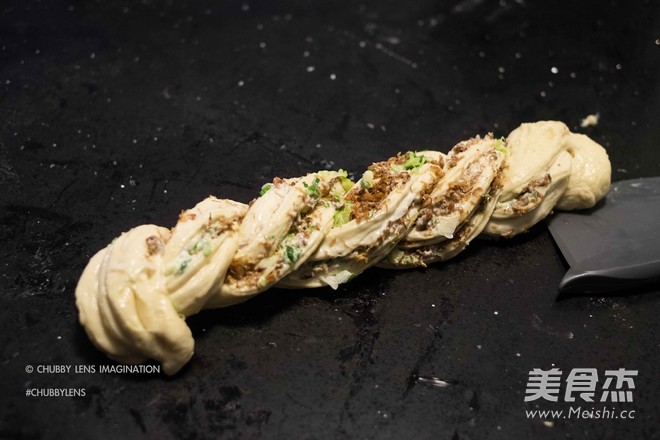 Chive Pork Floss Toast recipe