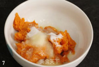 Sweet Potato Flower Shaped Bread recipe