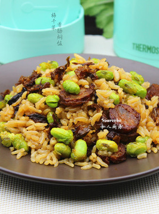 High-speed Way, Braised Rice with Dried Plums and Sausages