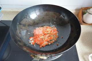 Steamed Loofah with Garlic Vermicelli recipe