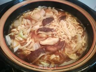 Braised Pork Belly and Cabbage Dried Shreds recipe