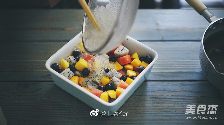 Lychee Ice Drink + Sago Fruit recipe