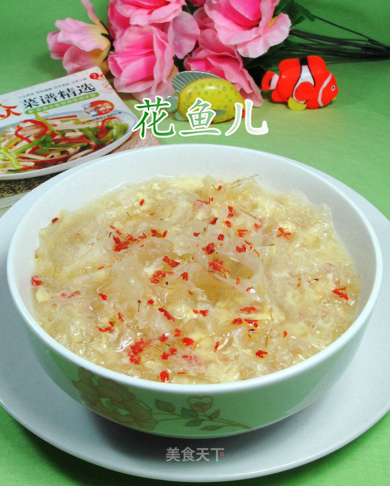 Osmanthus Egg White Fungus Soup recipe