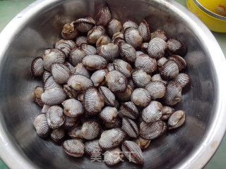 Spinach Mixed Clams recipe