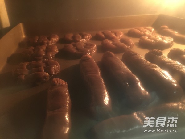 Chocolate Witch Finger Cookies recipe