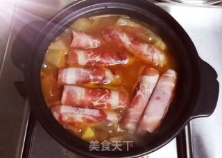 Beef Stew with Tomato Sauce and Radish recipe