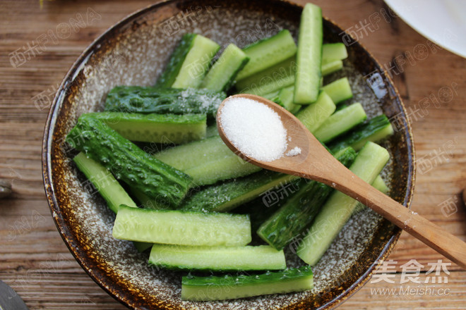 Refreshing Cucumber Strips recipe