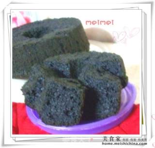 Bamboo Charcoal Powder is Great for Detoxification @@竹炭戚风 recipe