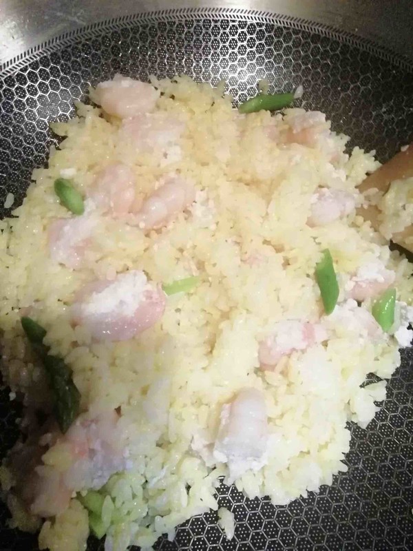 Shrimp Golden Fried Rice recipe