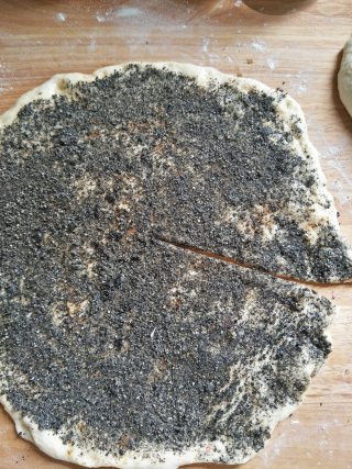 Flax Oil and Black Sesame Flatbread recipe