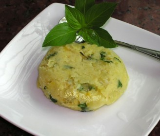 Basil Mashed Potato Salad recipe