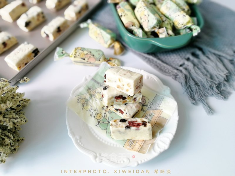 Coconut Candied Fruit Nougat recipe