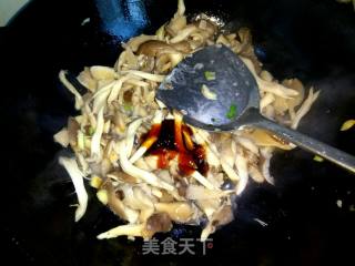 Mushroom Rape in Oyster Sauce recipe