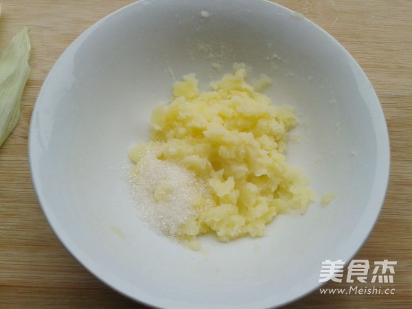 Potato Corn Balls recipe