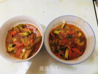 Eggplant Tomato Noodles recipe