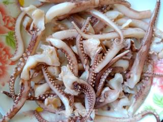 Stir-fried Squid with Sauce recipe
