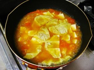 Tomato Wanton Egg Tofu recipe