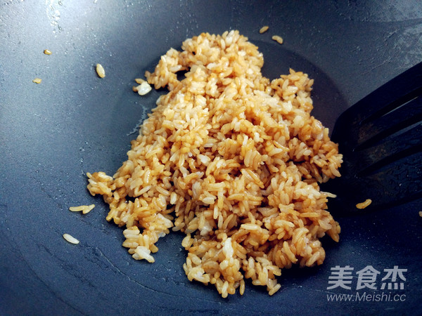 Cartoon Breakfast Omelet Rice recipe