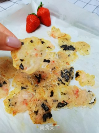 12+baby's Homemade Seaweed Shrimp Crackers recipe