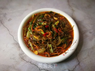 Stewed Vermicelli with Cordyceps Flower and Chinese Cabbage recipe