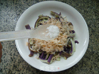 Eggplant with Shrimp Skin recipe