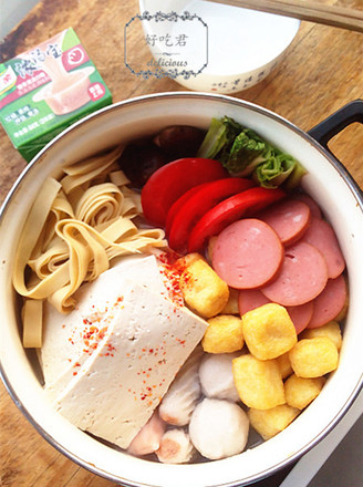 Thick Soup Tofu Hot Pot recipe