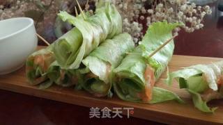 Smoked Salmon and Chive Lettuce Wraps recipe