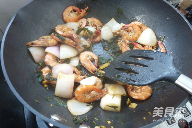 Basil Magi Shrimp recipe