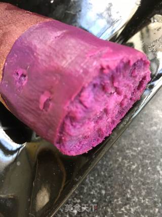 Latte Purple Sweet Potato Milkshake recipe