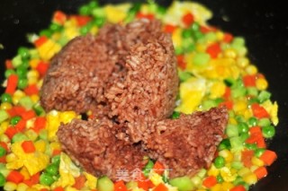 Fried Rice with Corn Kernels recipe