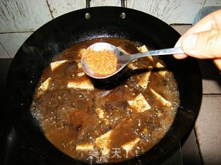 Spicy Two-color Tofu recipe