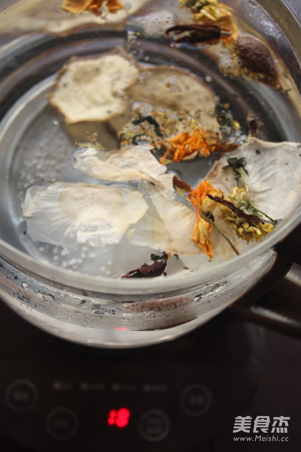 Qingfei Throat Tea recipe