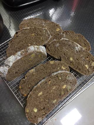 Cold-fermented Version of Wheat Germ Oil-free and Sugar-free Country Bread recipe