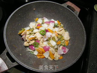 Stir-fried Chicken Slices with Vegetables recipe