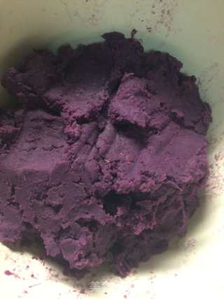 Purple Sweet Potato and Chestnut Glutinous Rice Balls (with Chestnut Ficus Filling) recipe