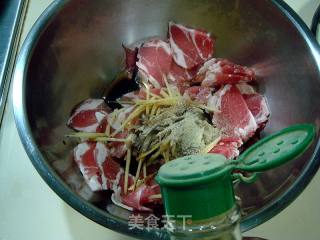 Halal Dish "scallion Fried Lamb" recipe