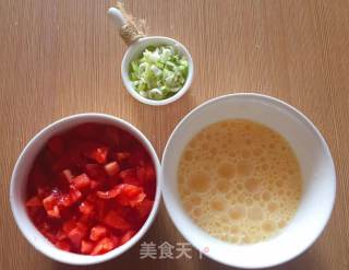 Tomato Egg Corn Noodles recipe