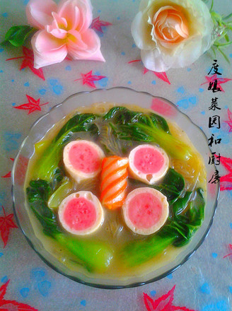 Vegetable and Vermicelli Ball Soup
