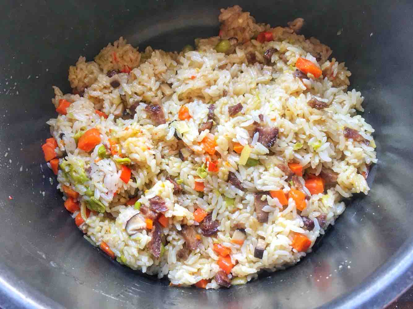 Cured Beef Braised Rice recipe