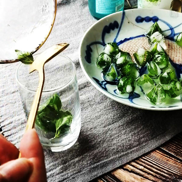 Double Cool Mint Sparkling Water recipe