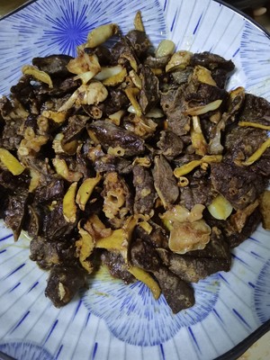 Stir Fried Pork Lung recipe