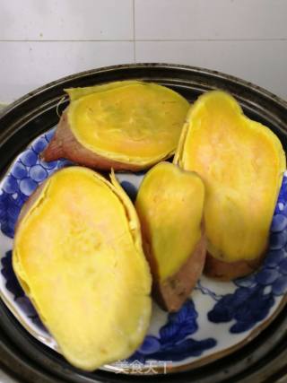 Baked Sweet Potato with Coconut Cheese recipe